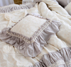 法式欧式韩式绣花蕾丝纯棉抱枕套抱枕靠枕靠枕套靠垫套不含芯
