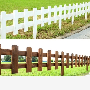 防腐木栅栏护栏栏杆花圃围栏小篱笆围挡花坛围墙户外室外花园菜园