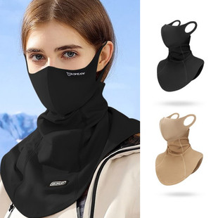 滑雪面罩女防风，保暖口罩护脸男单板透气挂耳面巾，户外雪山防晒护具