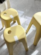 方圆小黄凳北欧风高脚凳加厚防滑凳客厅卧室凳子家用桌凳简约椅子