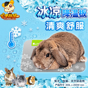 兔子散热板降温板铝合金消暑板兔兔龙猫豚鼠荷兰猪天竺鼠用品