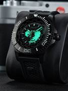OBLVLO欧宝罗军表全自动机械手表防水鬼夜光运动品牌世界时间腕表