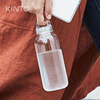 日本kintowater bottle简约手提水瓶户外便携树脂密封防漏水杯