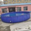 大型游泳池长方形支架泳池家庭泳池管架水池别墅游泳池圆形蓄水池
