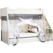 定制子母床蚊帐下铺专用1.5米上下铺梯形双层床家用上下床1.2儿童