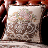 欧式沙发含芯靠垫抱枕，客厅家用大号床头靠背，美式复古提花靠枕定制