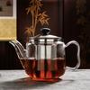 纯手工玻璃茶壶耐高温加厚烧水壶电陶炉泡茶壶不锈钢家用茶上