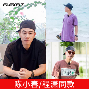 flexfitdelta棒球帽硬顶高顶帽(高顶帽，)子男大头围，全封防晒鸭舌帽女潮牌