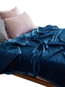 沙发毯子办公室小毛毯午睡冬季加厚单人午休法兰珊瑚绒空调被盖毯