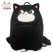 日本设计Kine猫纯棉可爱立体撞色时尚百搭学生书包双肩包后背包女