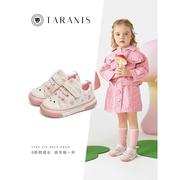 泰兰尼斯叫叫鞋女宝宝，春季童鞋防滑软底机能鞋，女童透气学步鞋