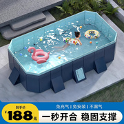 智汇游泳池儿童家用免充气加厚泳池成人室内户外大型可折叠婴儿戏