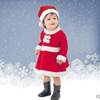 演出圣诞#宝宝cos衣服斗篷装扮男服装圣诞老人幼儿园套装女童儿童