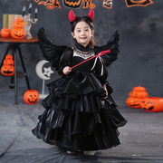 六一儿童节服装女童cosplay服装女巫皇后角色扮演公主裙演出服新