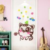 儿童房门贴卡通猫3d立体墙贴画少女心卧室房间布置幼儿园墙面装饰