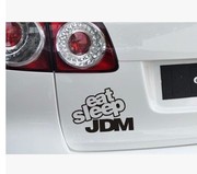 汽车贴纸适用于jdmeatsleep涂鸦车贴，反光车贴