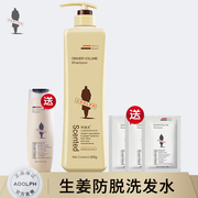 阿道夫防脱育发洗发水生姜专研姜汁洗发水300ml500ml