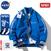NASA联名夹克男士加厚棉衣23春秋冬季情侣潮牌外套男生棒球服男装