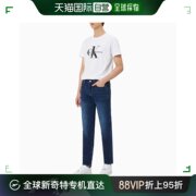 韩国直邮calvinkleinjeans牛仔裤ckj男款，修身款暗蓝色牛