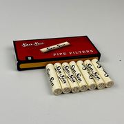 三森9mm活性炭实木烟斗烟嘴专用滤芯 250只 烟斗配件通用型过滤器