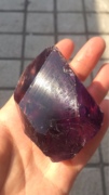 天然紫水晶原石裸石无加色无处理支持检测全净体无杂裂