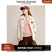 TeenieWeenie小熊三明治绗缝棉服宽松韩版潮流外套女装秋冬