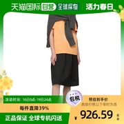 香港直邮we11donewe11done女士，橙色短袖t恤wd-tt8-20-099-u-or