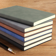 羊巴皮制作商务笔记本子a5复古创意软皮记事本，印logo笔记本b5