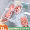 冰箱盒子收纳盒冻肉保鲜盒食品级肉类专用分隔盒配菜冷冻备菜盒子