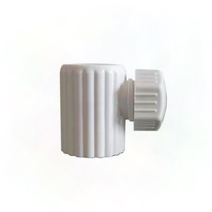 白色abs塑料接头伸缩晾衣杆配件，22-29晾衣架二通连接器简易固定器