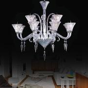欧式水晶吊灯现代客厅灯，奢华餐厅灯创意卧室灯，美式别墅蜡烛楼梯灯