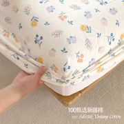 床笠单件全棉纯棉床单防滑固定1.2m1.5米床垫保护套1.8席梦思床罩