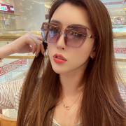 海边墨镜2022年新款开车复古太阳眼镜女圆脸大脸网红眼睛防紫外线