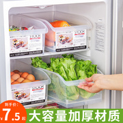冰箱收纳盒冷藏家用厨房食品级水果，蔬菜鸡蛋保鲜盒塑料食物储存盒