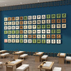 书法教室布置装饰硬笔班级墙面中国风环创贴艺术培训机构文化背景