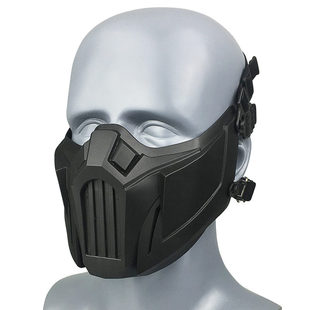 赛博朋克2077户外战术面罩具吃鸡军事迷装饰品防护半脸野战CS装备
