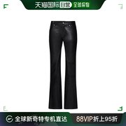 香港直邮潮奢 Y/Project 女士 低腰皮裤 108PA001BL