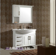 欧式美式橡木浴室柜，组合实木浴柜洗脸盆柜，洗手盆柜洗漱xm8095