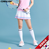 韩国可莱安羽毛球女款短裙2021夏季进口透气速干网球运动裙裤
