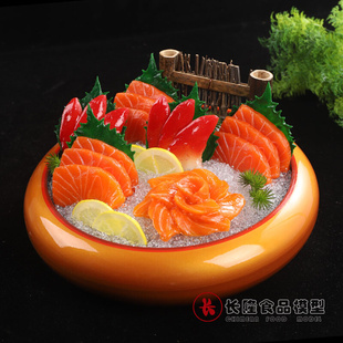 仿真日式刺身模型假刺身模具仿真食品食物模型食品模型三文鱼模型
