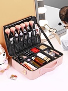 粉色可爱少女心化妆包高级大容量化妆箱女便携外出化妆收纳盒