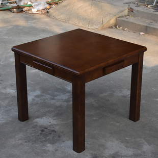 全实木西餐桌椅组合0.9米正方形小方桌现代简约1米饭桌家用小户型