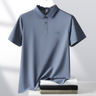 高弹速干高尔夫服装男短袖，t恤golf球，衣服夏季超薄半袖翻领polo衫