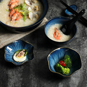 日式碗和风家用小碗陶瓷米饭碗蘸料碟碗单个装吃饭碗学生个性复古