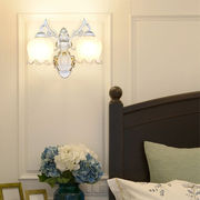 欧式壁灯客厅背景墙灯现代简约卧室床头灯北欧创意阳台过道壁灯具