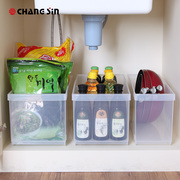 韩国进口多用厨房收纳盒可叠加冰箱整理盒杂物储物盒橱柜置物架