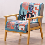 单人沙发垫椅垫躺椅垫坐垫餐桌椅子垫雪尼尔防滑沙发盖布高档垫子