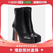 香港直邮潮奢aquazzura女士groove皮质，防水台短靴