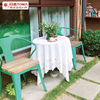 日本进口pvc防水花园桌布蕾丝塑料台布室外阳台茶几布小圆桌桌布