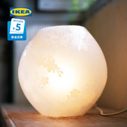 IKEA宜家KNUBBIG纳比台灯樱花白色创意设计柔和温馨装饰灯现代